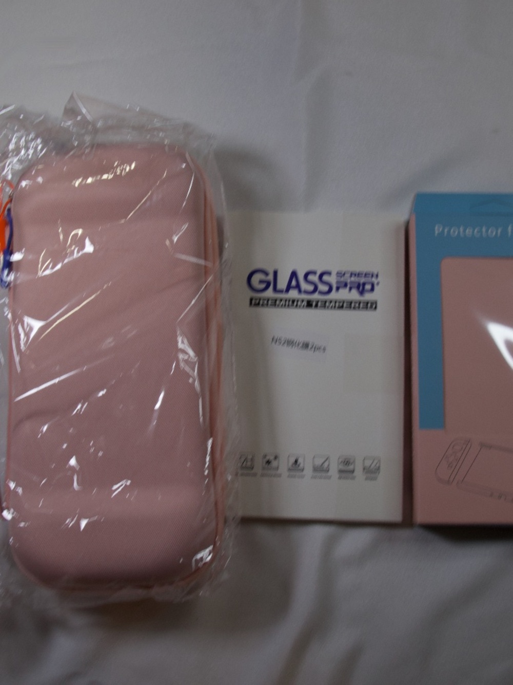 Nintendo Switch 2 Accessories Bundle Pink Case Screen Protector Cover New